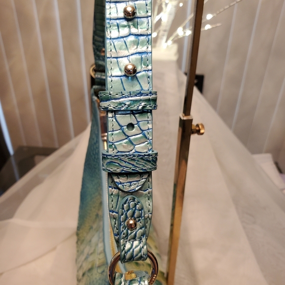 🌊BRAHMIN TABITHA BAG & ADY WALLET - SEAFOAM OMBRE - SET NWT🌊 🚨PRICE IS FIRM🚨 - Picture 6 of 16